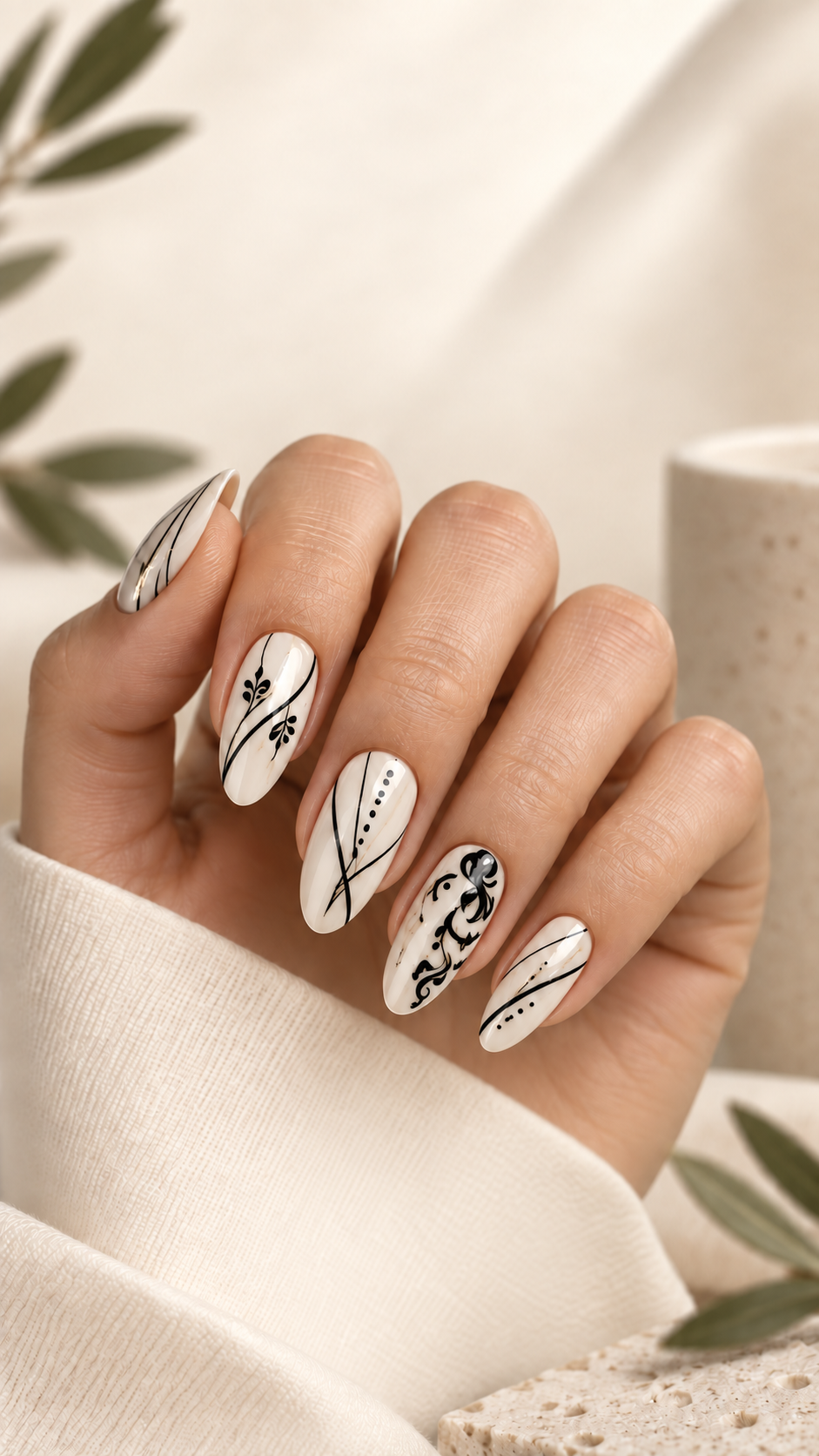 Linear (Γραμμικό)Nail Design