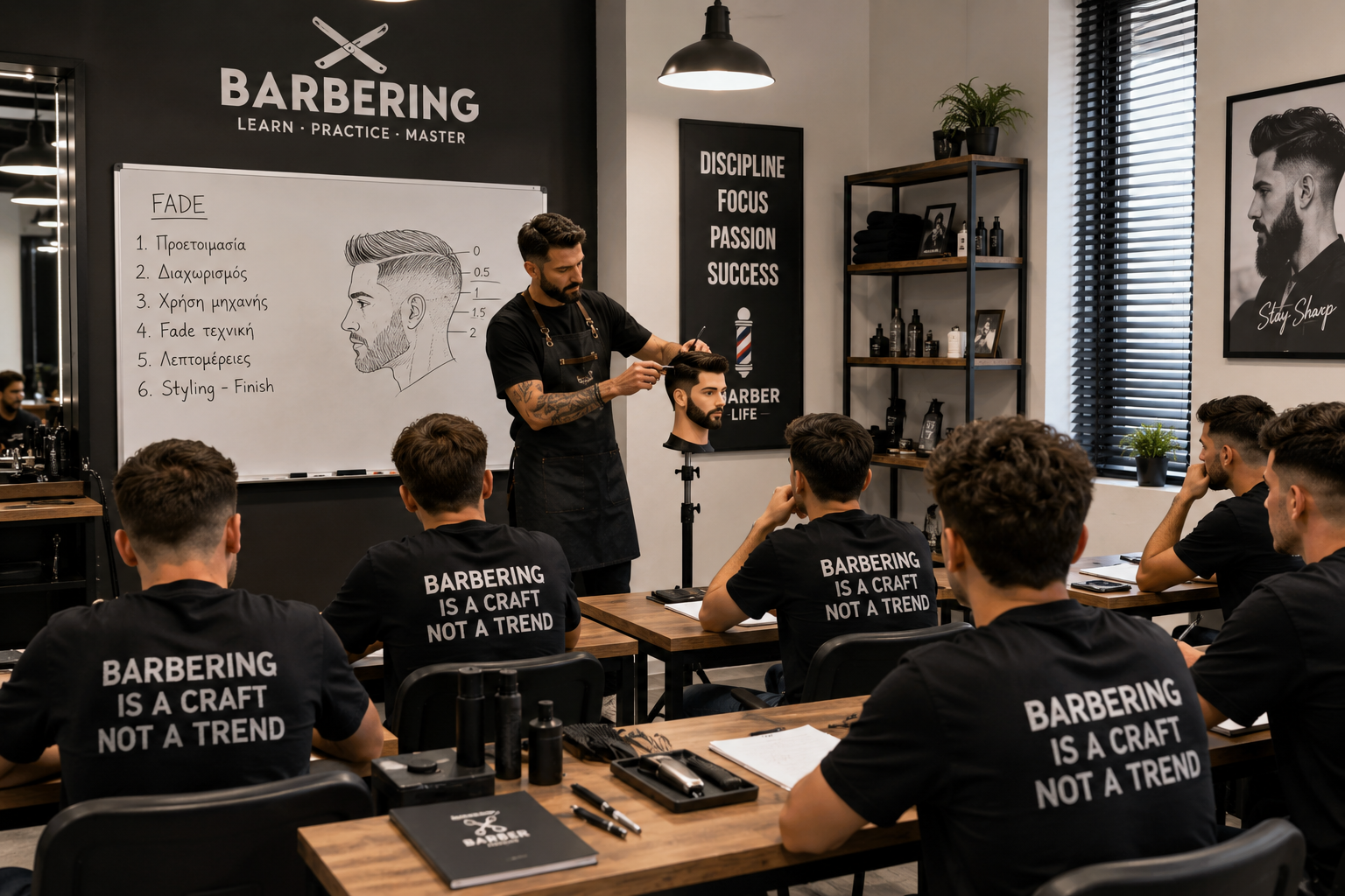 Ανδρικά Κουρέματα (Barbering)